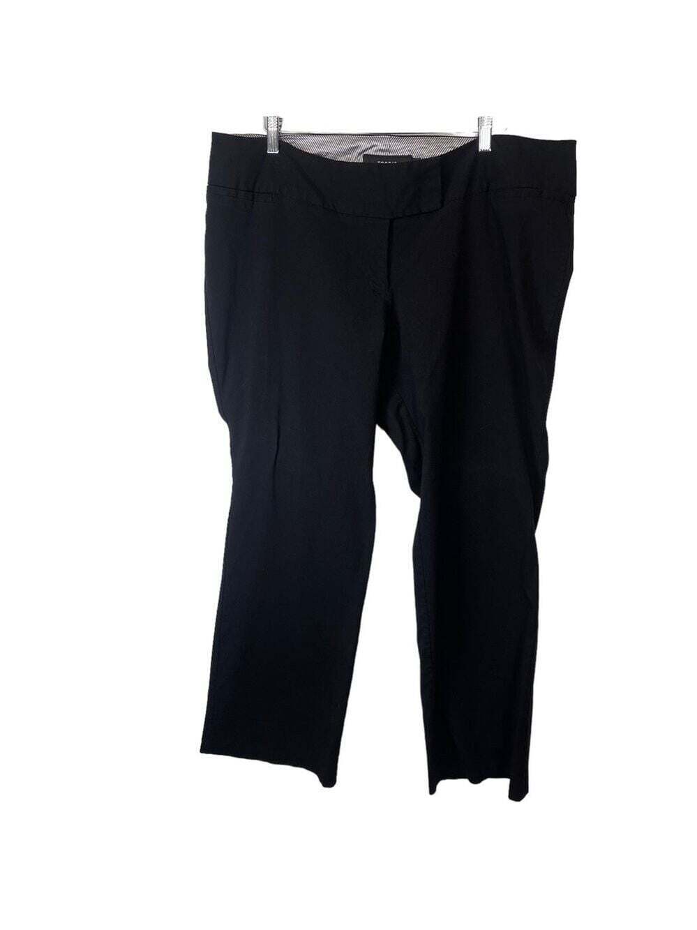 Torrid Plus Sized Black Career Professional Stretch Dress Pants Size 20R